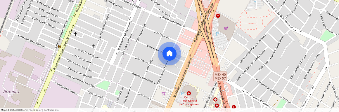 América Latina, Virreyes Residencial, Saltillo, Departamento, Coahuila