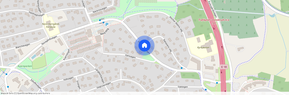 Noragårdsvägen, Danderyd