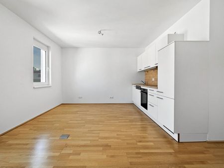Miete: Ideale Starterwohnung im 6. Liftgeschoss | 1-Zimmer Wohnung mit Balkon | 1100 Wien - Photo 3