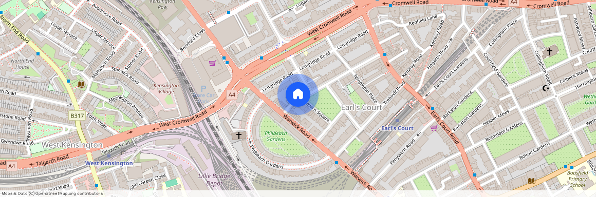 Earl's Court, Nevern Square, SW5 9PF, London