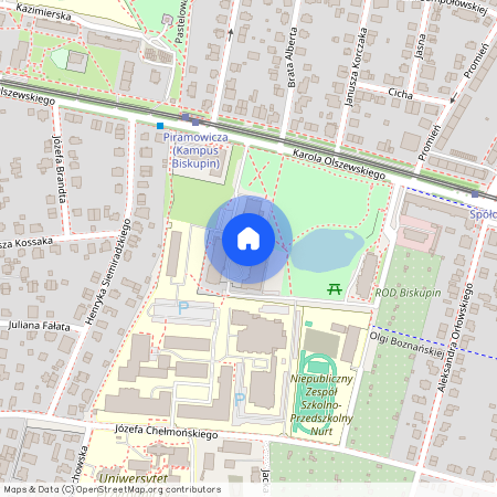 ul. Karola Olszewskiego, Biskupin, Śródmieście, Wrocław, dolnośląskie