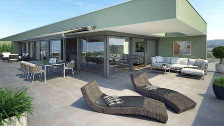 First-time rental: High-quality attic new-build apartments with equipment - Foto 4