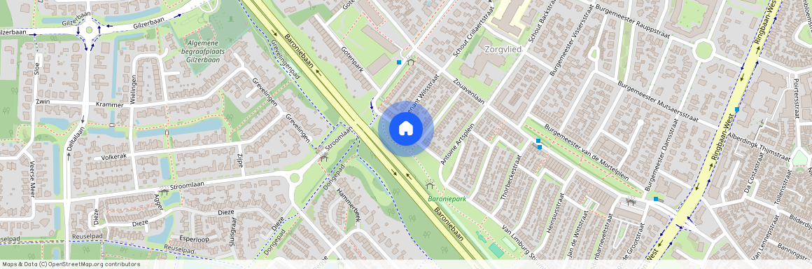 Staatsliedenbuurt West, 5037 SC, Baron van Lamsweerdelaan, Tilburg