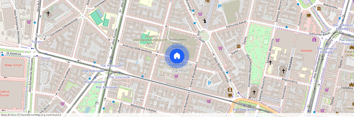 ul. Andrzeja Małkowskiego, Śródmieście-Zachód, Śródmieście, Szczecin, zachodniopomorskie