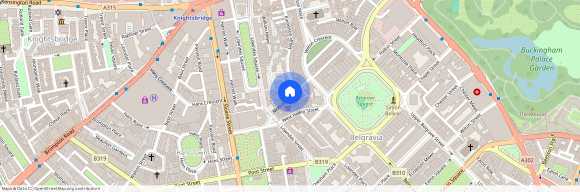 Motcomb Street, Belgravia, London, SW1X