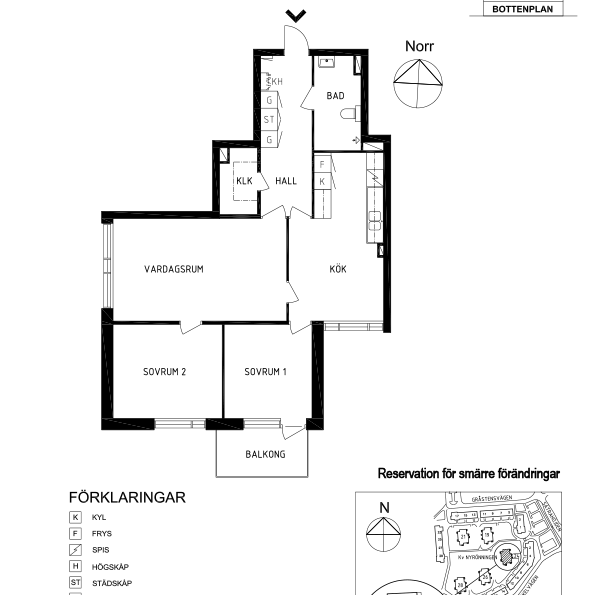 Jökelvägen 24, våning 3 - Foto 1