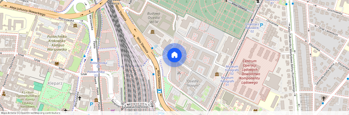 ul. Rakowicka, Przedmieście Warszawskie, Stare Miasto, Kraków, małopolskie