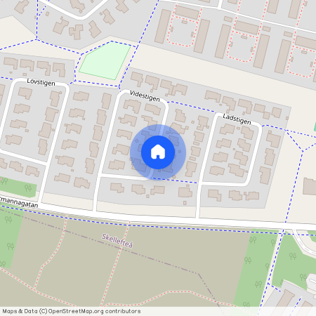 Videstigen, Skellefteå