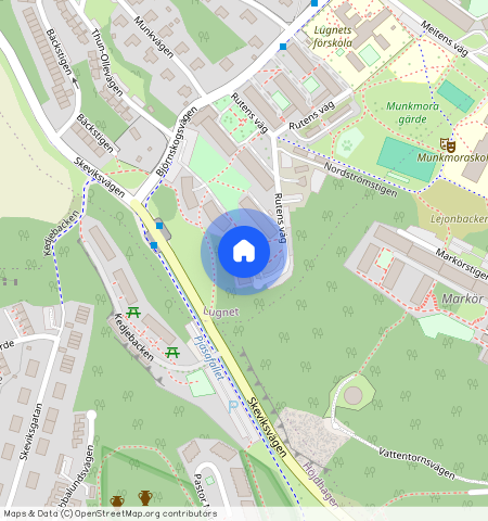 Rutens väg **, Lugnet