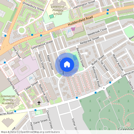 Over 55's St James Court, Spring Street, Oldham, Greater Manchester, OL4