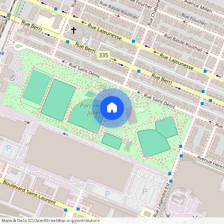 google map, Ahuntsic-Cartierville, Ahuntsic-Cartierville, Ile de Montréal, H2M 1P1