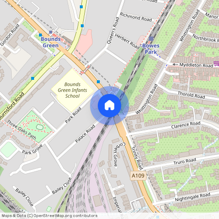 Palace Road, Bounds Green, London, N11