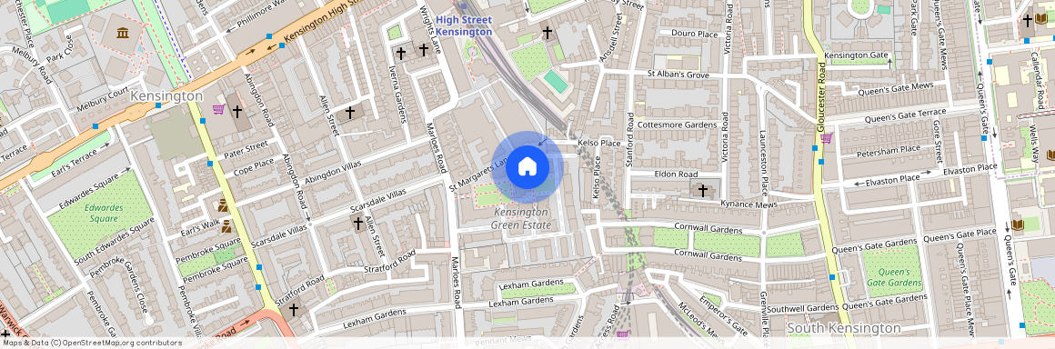 St Marys Place, High Street Kensington, London, W8