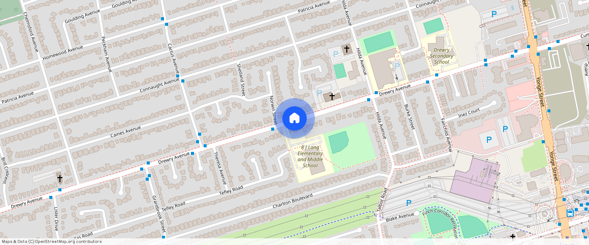 google map, North York, North York, Toronto, M2M 1E3