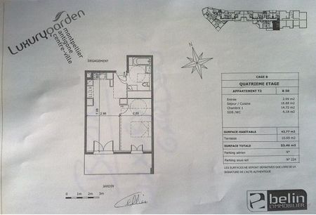 Location Appartement 2 pièces 42m² MONTPELLIER 34000 - Photo 5