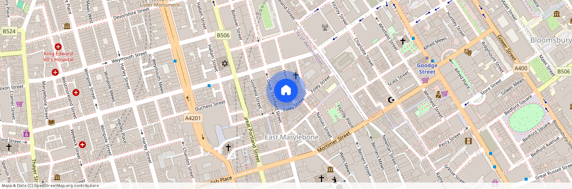 Hanson Street, Fitzrovia, W1W