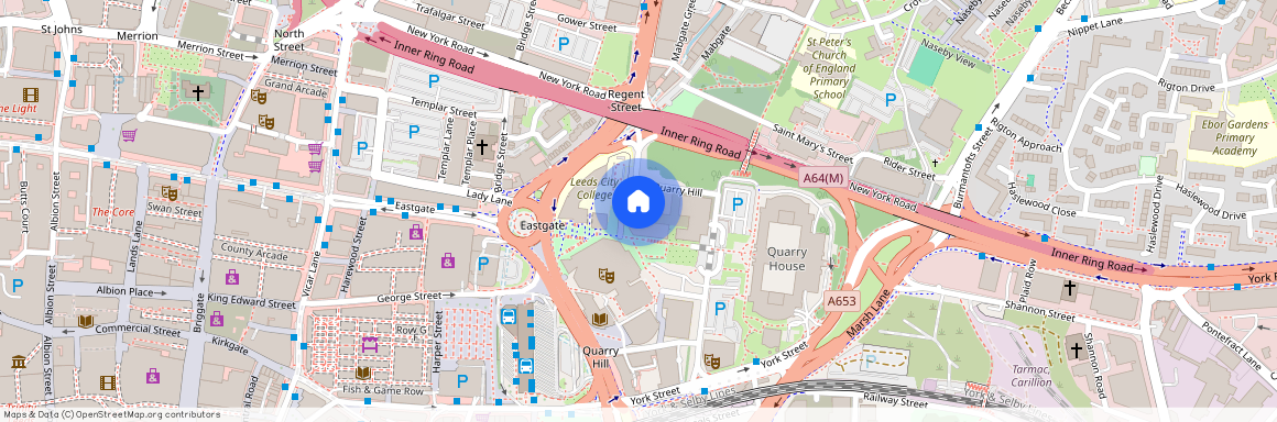 at New York Square, 911 Rockland west, New York Square, Quarry Hill LS2, Leeds