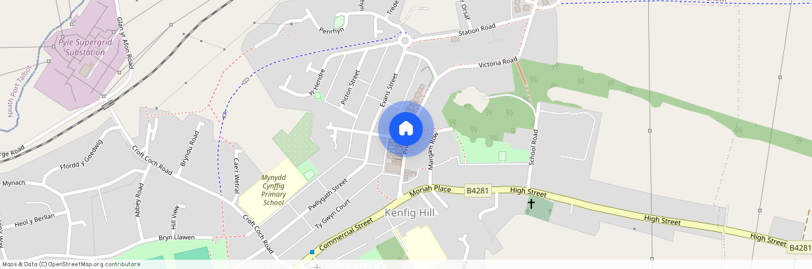 Prince Road, Kenfig Hill, Bridgend County. CF33 6ED