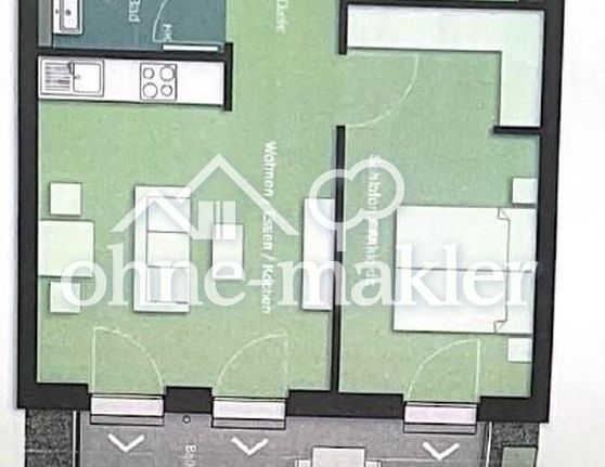 Wohnen mit Garten – Stilvolle 2-Zimmer-EG-Wohnung mit Stellplatz - Foto 1