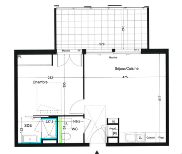 2 pièces - 43,07 m² - 2ème étage - Colocation non autorisée - Photo 6