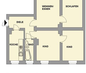 Neu sanierte 4-Raum-Wohnung in zentraler Lage - Photo 1