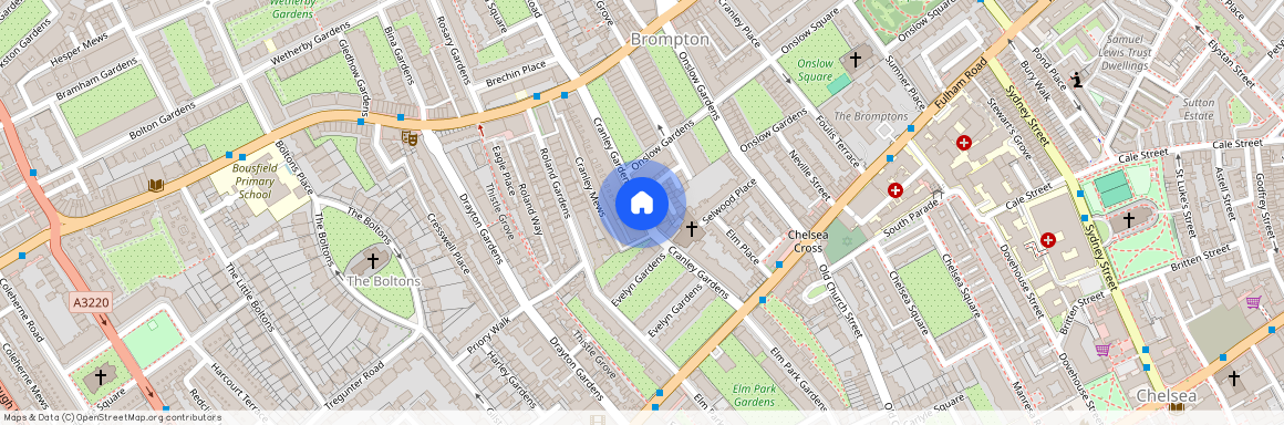 CRANLEY GARDENS, SOUTH KENS, SW7, London