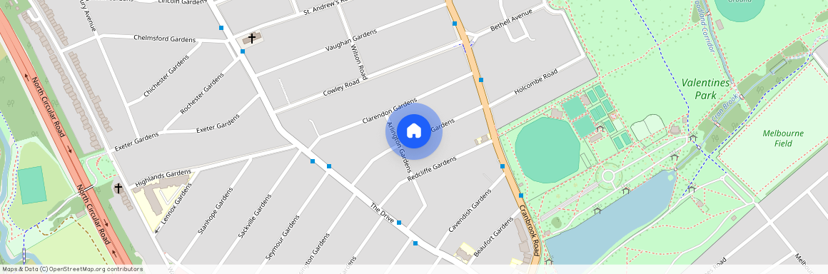 Ranelagh Gardens, Ilford, IG1