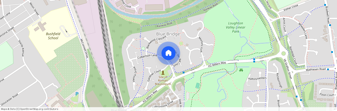 Culbertson Lane, Blue Bridge, Milton Keynes, Buckinghamshire, MK13