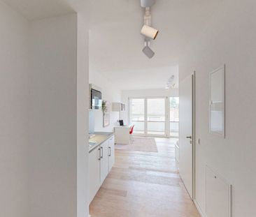 Möbliertes 1-Zimmer-Apartment mit Einbauküche und Balkon - Photo 1