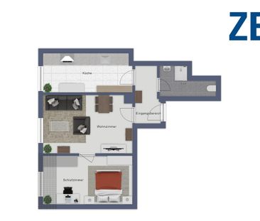 2-Zimmer-Dachgeschosswohnung in Nürnberg Gibitzenhof - Photo 6