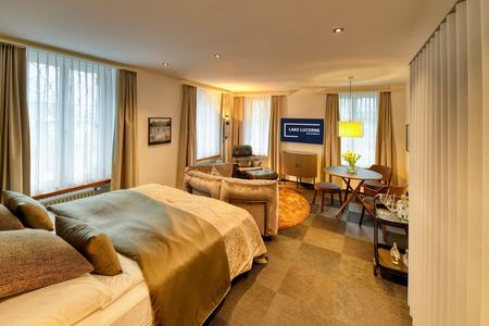 "Exkl. möbliertes Apartment in der Villa Felsenau in Hergiswil am See" - Photo 5