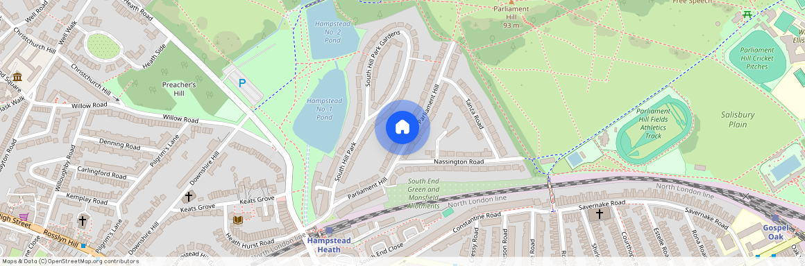 Parliament Hill, London, NW3, North London
