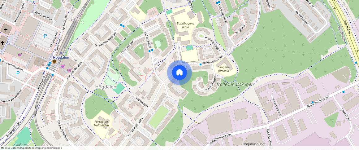 Trollesundsvägen **, Högdalen