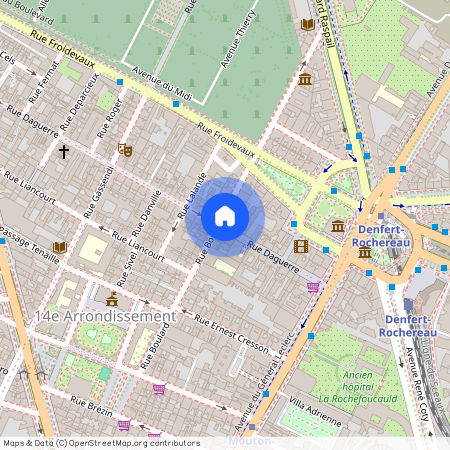 24 Rue Daguerre, 75014 Paris