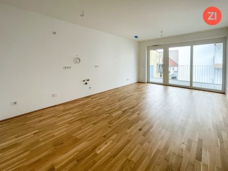 Schöne geförderte 2-Zimmer-Wohnung mit Tiefgaragenparkplatz und Balkon in Gallspach. Erstbezug! - Foto 2