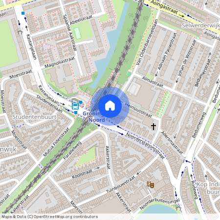 De Hoogte, 9716 EA, Van Oldenbarneveltlaan, Groningen