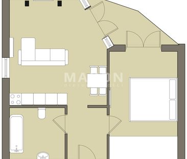 Apartament 51 mkw | 2 pokoje | 1 miejsce w garażu - Zdjęcie 1