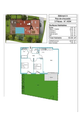 Location Appartement 3 pièces 63m² PESSAC 33600 - Photo 5