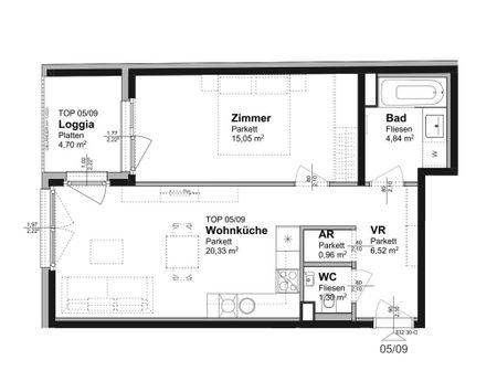 Nur 17min nach Wien Mitte... Neubauwohnung mit Loggia!! - Foto 2