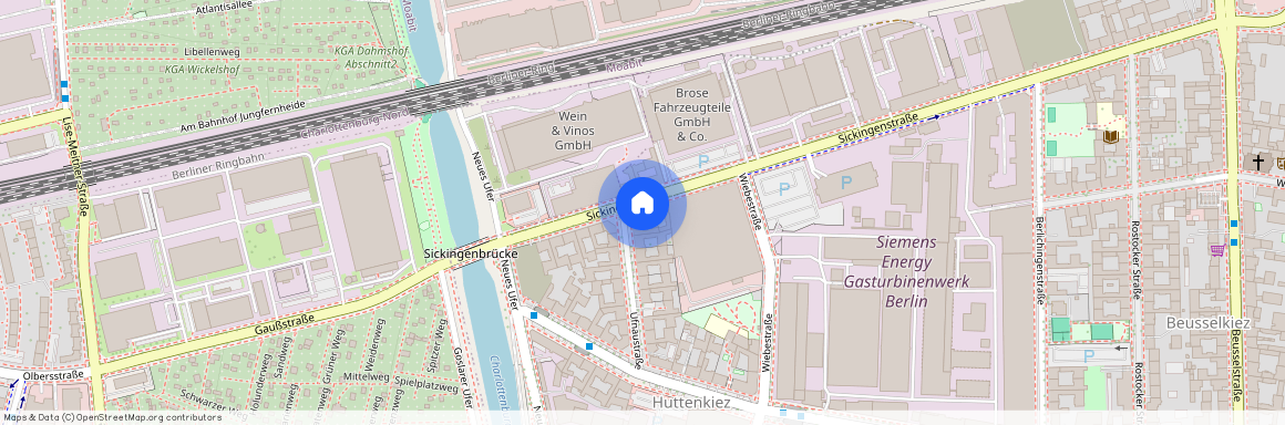 Sickingenstraße 57, 10553 Berlin - Mitte