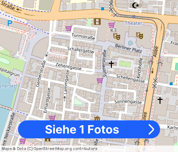 kompakte 1 Zimmerwohnung im Zentrum von Heilbronn - Foto 1