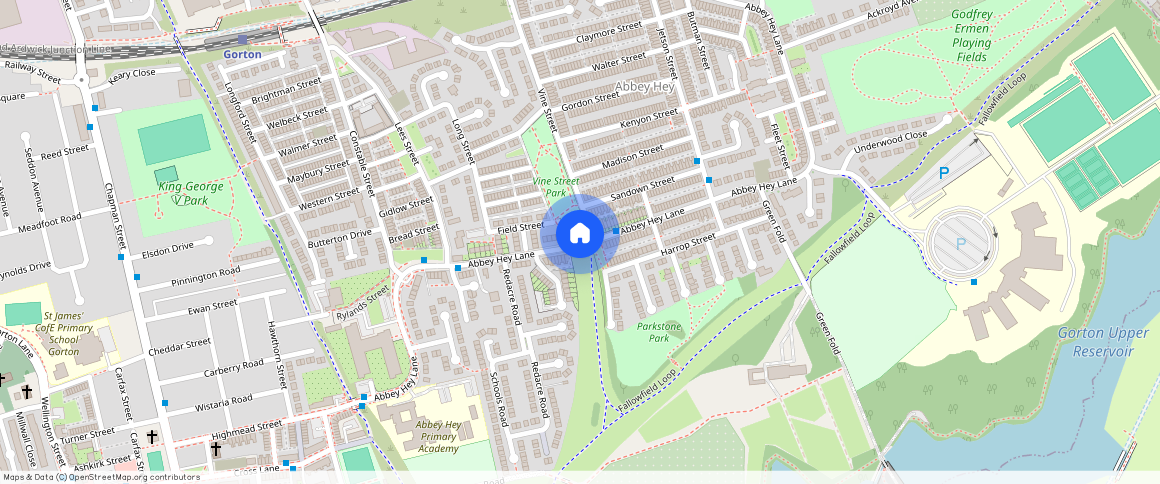 Abbey Hey Lane, Abbey Hey, Manchester, M18