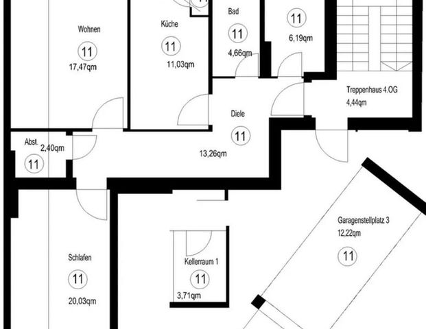 3,5 Zimmer Wohnung am Rathenauplatz mit Garage und Aufzug - Foto 1
