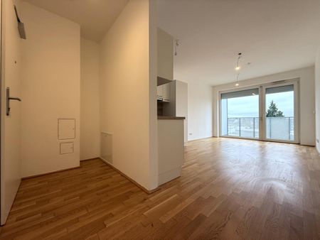 Günstige Neubauwohnung mit MEGA-SÜD-BALKON (11,77m²) nahe Akademiepark - Foto 5