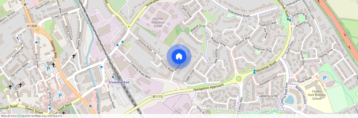 Elizabeth Way, Stowmarket, Suffolk, IP14