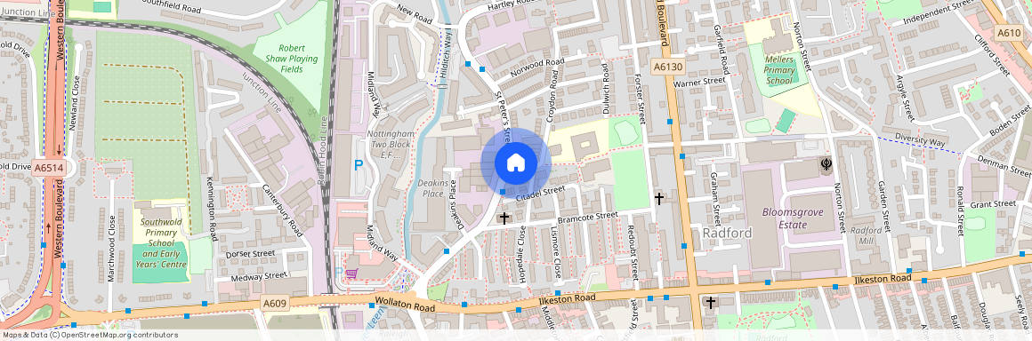 Denman Street West, Nottingham, Nottinghamshire, NG7