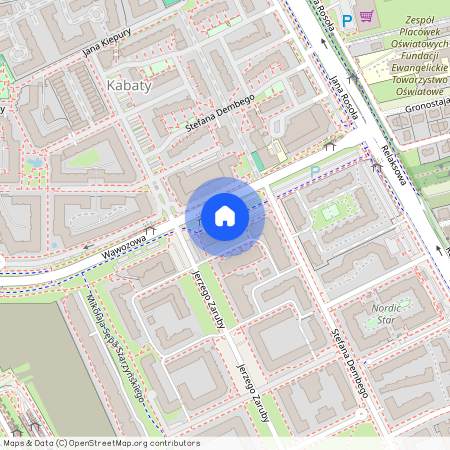 ul. Wąwozowa 9, Kabaty, Ursynów, Warszawa, mazowieckie