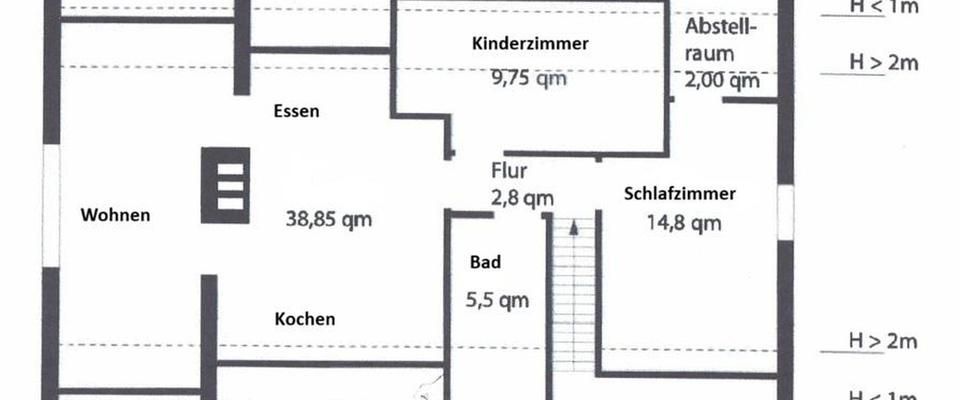 Schöne Dachgeschosswohnung mit Parkettboden, Erstbezug nach Sanierung im Zentrum von Langenfeld - Photo 1