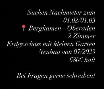 2 Zimmer Wohnung in Bergkamen - Oberaden - Photo 1