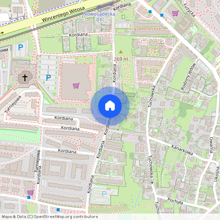 ul. Kordiana, Kurdwanów, Podgórze Duchackie, Kraków, małopolskie